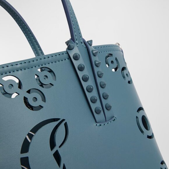 Christian Louboutin Cabata Mini Tote in Loubinthesky Giant Perforated Leather - Picture 5 of 11